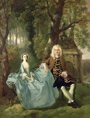 Thomas Gainsborough Portrait of Mr and Mrs Carter of Bullingdon House oil painting image